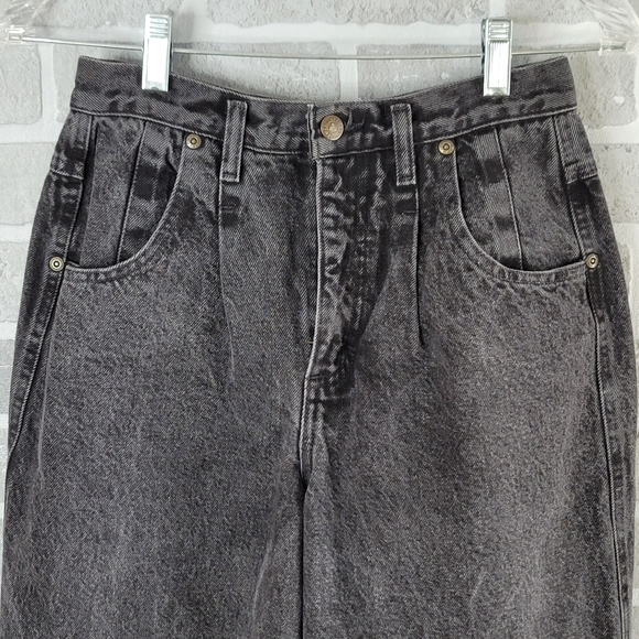 lizwear | Jeans | Lizwear Vintage Made In Usa Black Denin 8s 90s High ...